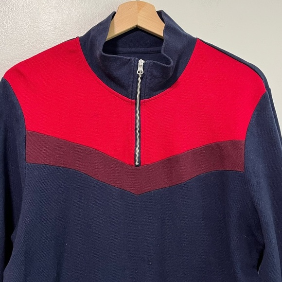 Frank And Oak Men’s Half-Zip Sweatshirt - Size M - Picture 10 of 10